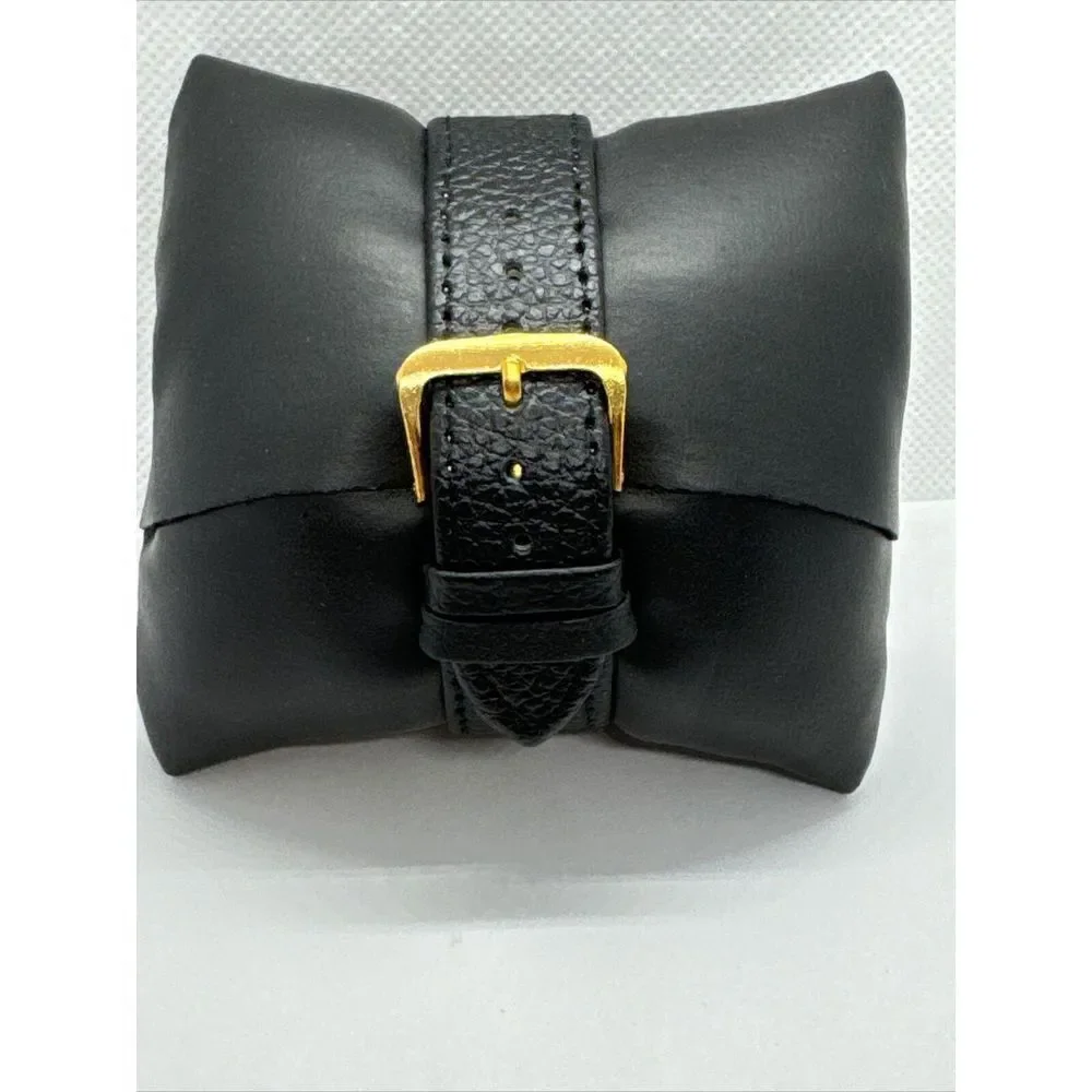 Michael Kors Runway MK3179 Women's Black Leather Analog Dial Quartz Watch JNA444